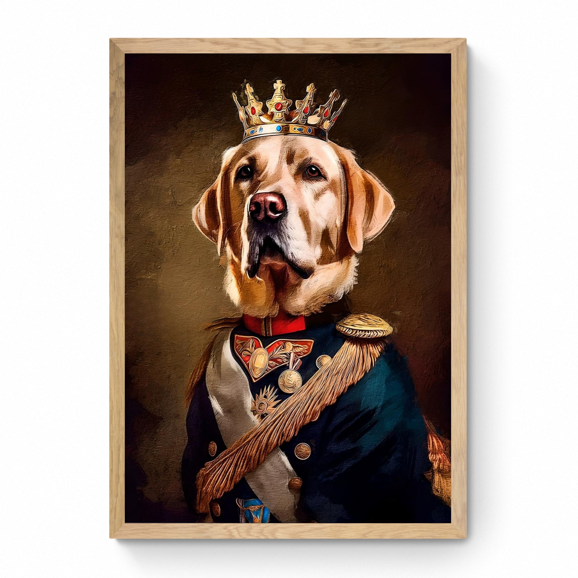 Royal General Custom Pet Portrait