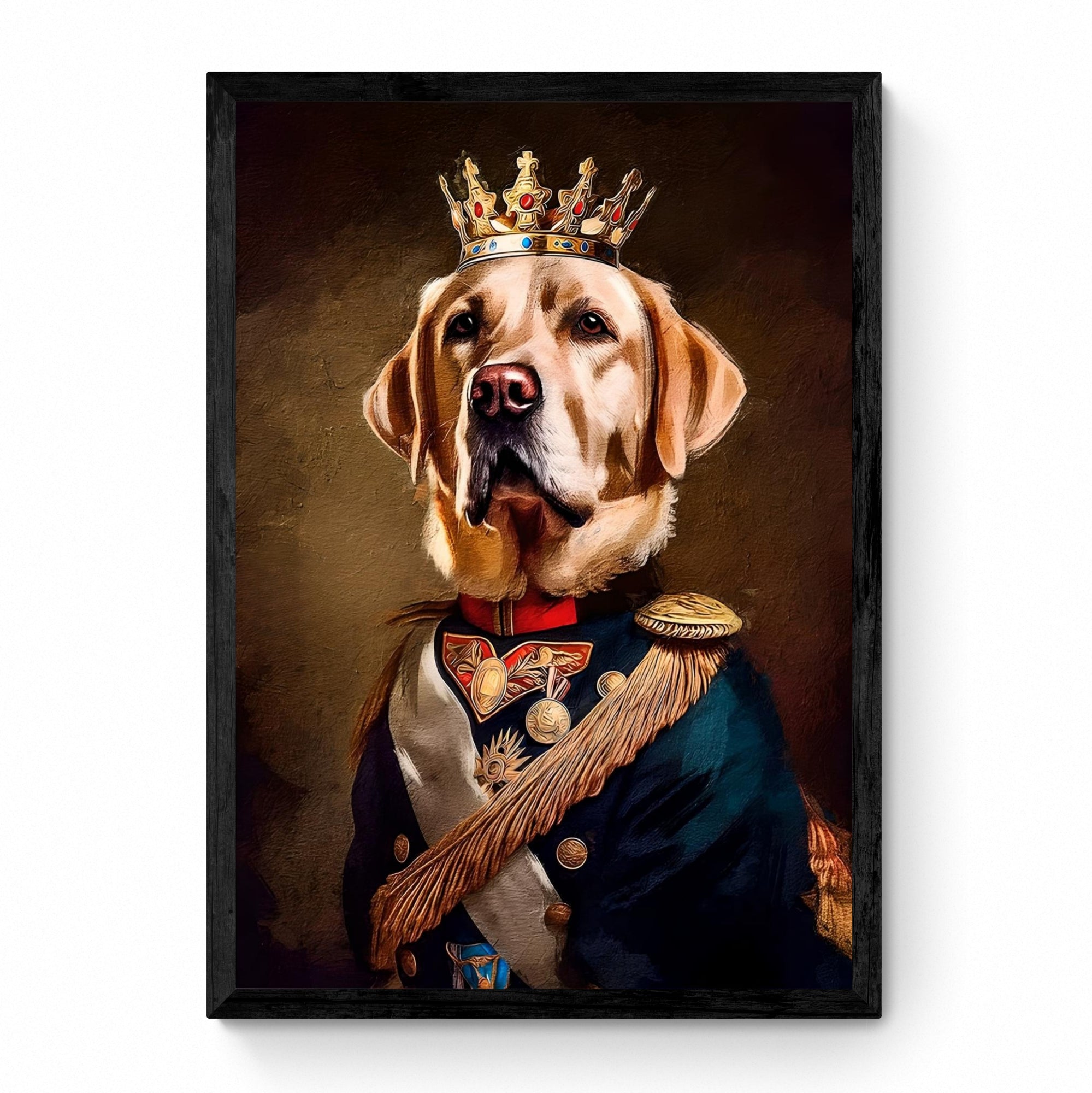 Royal General Custom Pet Portrait