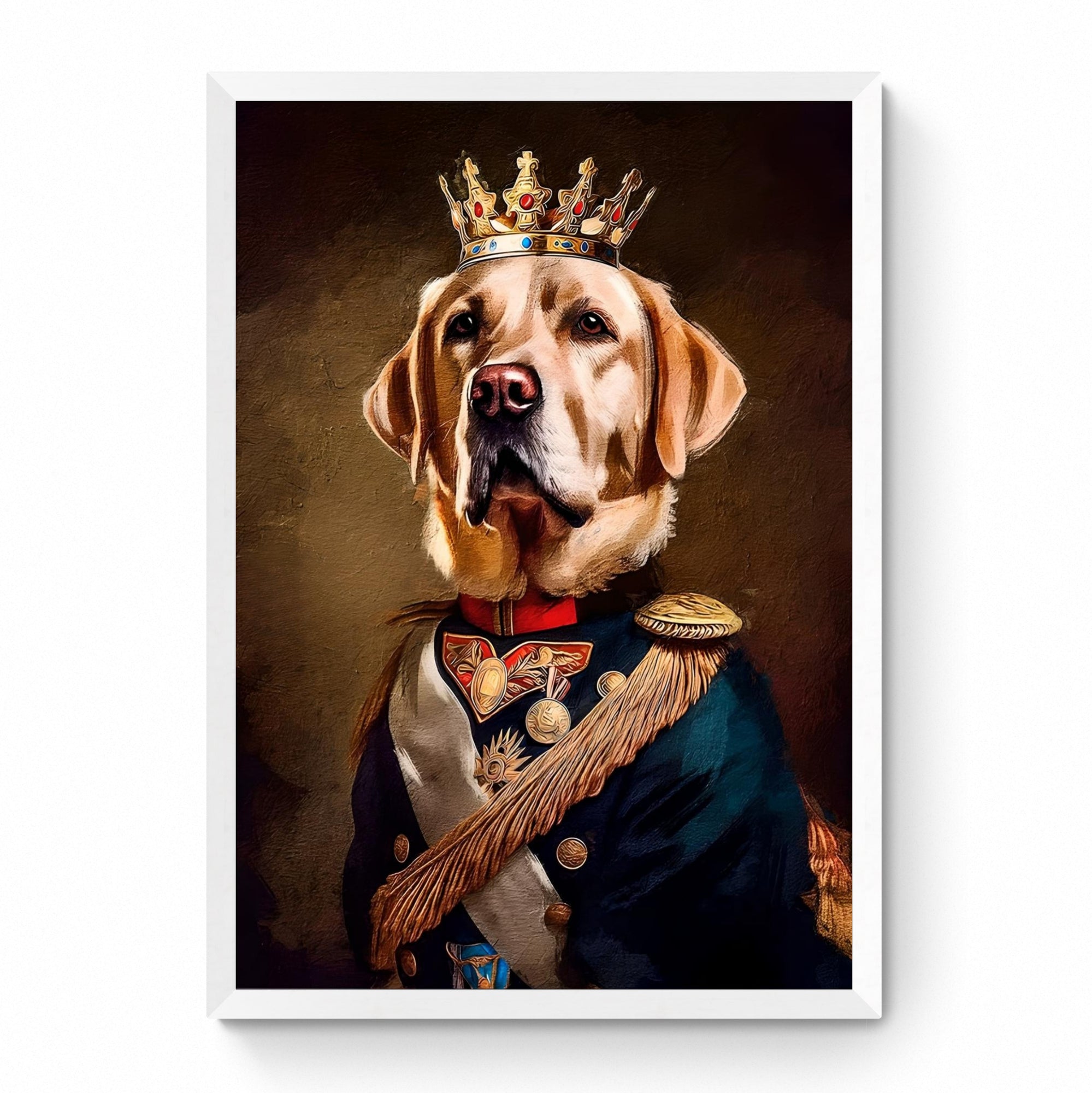 Royal General Custom Pet Portrait