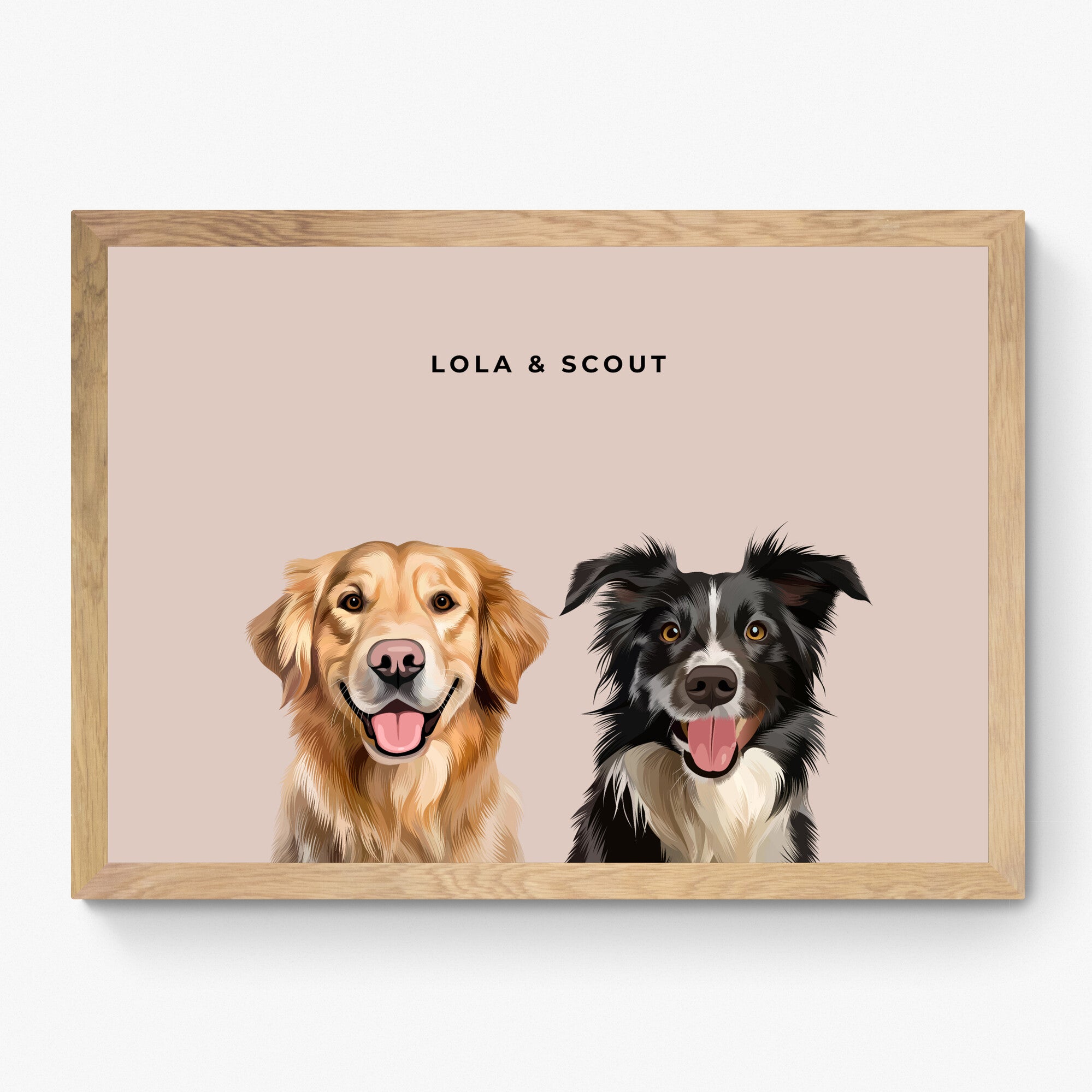 Custom Pet Portrait Duo